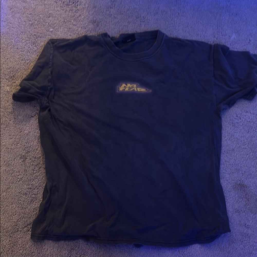 Black Short Sleeve Crew Neck Tee